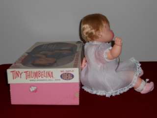 Vintage Tiny Thumbelina OTT 14 Doll MIB Ideal Works  