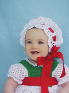 HOLIDAY BABY DRESSES Crochet Pattern Book NEW 4 Designs  
