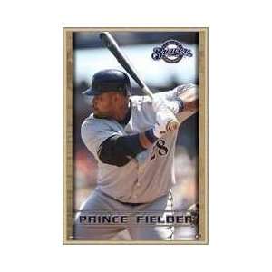  Milwaukee Brewers Prince Fielder Framed Poster