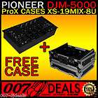 PIONEER DJM 5000 RACK MOUNT PRO DJ AUDIO 4 CH MIXER +FREE 8U 19 