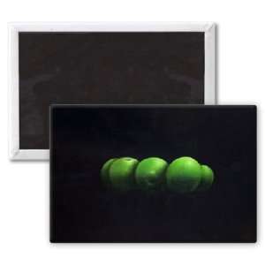  Five Green Apples by Lincoln Seligman   3x2 inch Fridge 
