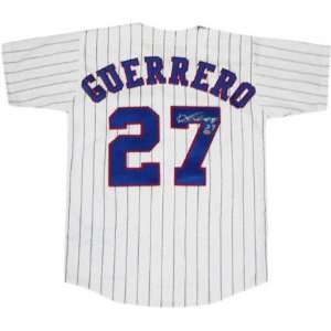  Vladimir Guerrero Montreal Expos Autographed Majestic Jersey 