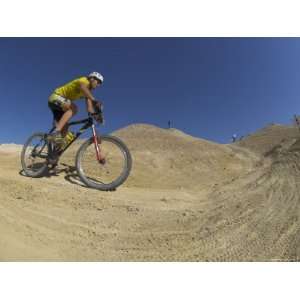 Competitiors in Mount Sodom International Mountain Bike Race, Dead Sea 