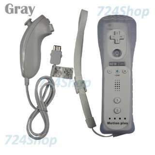 New Nunchuck Remote Controller With Motion Plus in Fr Nintendo Wii 