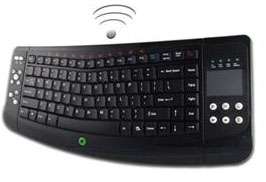 Adesso Wireless SlimTouch Ergonomic Touchpad Keyboard  