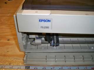Epson FX 2180 Wide Format Dot Matrix Printer P920B Crk  