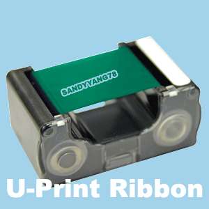 Print CD DVD Printer Cassette Ribbon Green 5 pc FS  