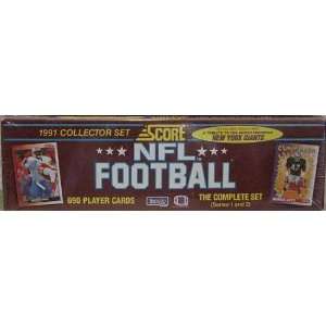  1991 Score Football 690 Card Factory Sealed Set Sports 