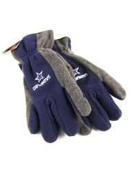 NFL Dallas Cowboys 2 tone Blue Middle / Gray Fleece Thinsulate Gloves