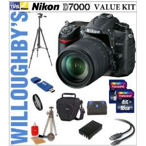 Nikon D7000 Super Value Zoom Kit + Nikon D7000 DSLR Camera 