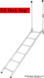 NEW PORTABLE ALUMINUM LADDER STEP DECK FLATBED TRAILER (Ladder 16 72 