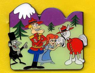 DUDLEY DO RIGHT, NELL & SNIDELY WHIPLASH COLLECTOR PIN  