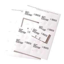 Rolodex Plain Rotary File Card Refill 100/PK W/similj9  