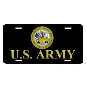  U.S. US Army Insignia License Plate Automotive