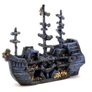 Penn Plax RR925A Pirate Treasure Ship 9 Pieces Pre Pack Assortment
