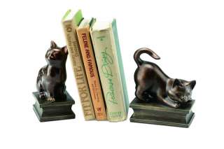 This pair of resin playing cat bookends make a beautiful addition to 