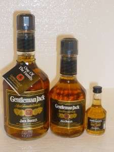 GENTLEMAN JACK DANIELS 3rd GENERATION SET 750ML 375ML 50ML RARE HARD 