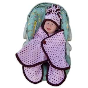  Cuddlebabe Wearable Fleece Blanket   Dotty Pink Baby