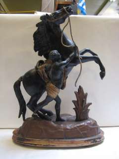 Antique English Spelter MARLEY HORSE Sculpture c.1910  