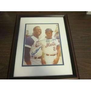   Mets Auto Framed Photo PSA   Framed MLB Photos, Plaques, and Collages
