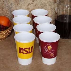    Arizona State Sun Devils 8 Pack Plastic Cups
