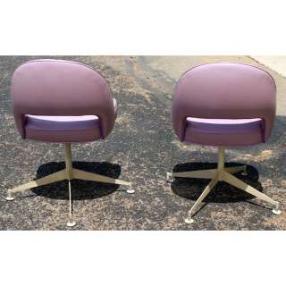 Saarinen Style Side Chairs Lavender  