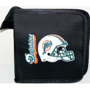    NFL Licensed Miami Dolphins CD DVD Blu Ray Wallet Electronics
