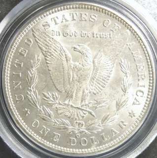 1887/6 O Morgan Silver Dollar   PCGS MS 62   OGH   Old Green Holder 