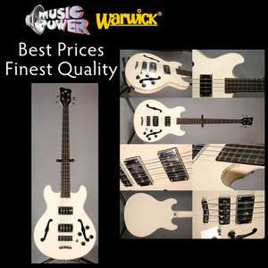 Warwick Pro Series Star Bass 4 String Bass Guitar Cream White   Maple 