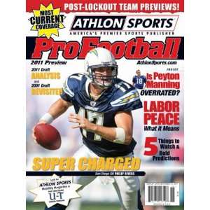   Sports NFL Pro Football Magazine Preview  San Diego Chargers Cover