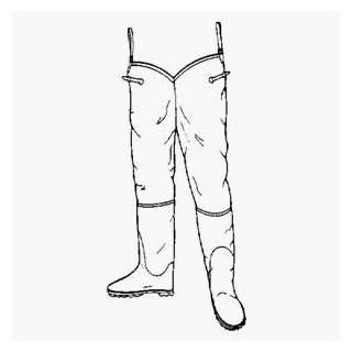  Cleated Mens Rubber Hip Boot Waders 