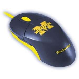  Michigan Wolverines Programmable Optical Mouse Sports 
