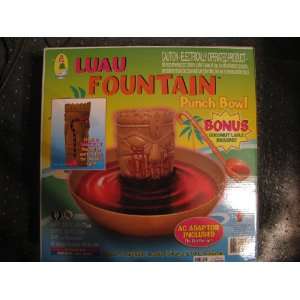  Tiki Luau Fountain Punch Bowl
