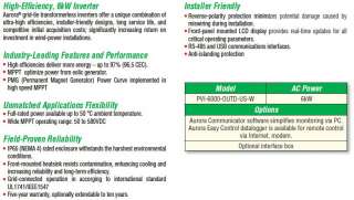 6000w Power One Grid Tie Inverter for Wind PVI 6000 6kw  