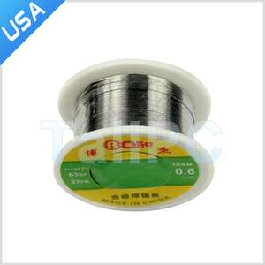 New 63/37 Tin Lead Rosin Core Solder Wire 0.6mm USA  
