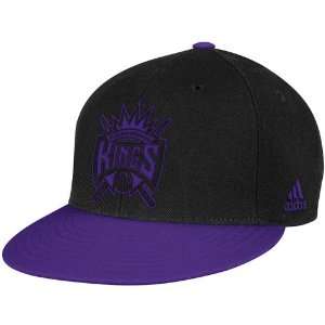   Kings Black Purple Vibe Snapback Adjustable Hat