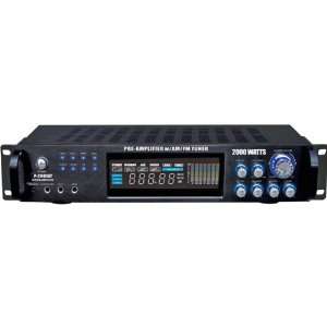  NEW 2000 Watt Hybrid Pre Amplifier With AM/FM Tuner (Pro 