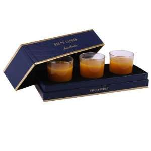  Ralph Lauren Home Pied a Terre Votive set of 3   French 