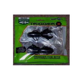  Rapala TRIGGER X   4in BIG BUG   4 per Pack   Black W 