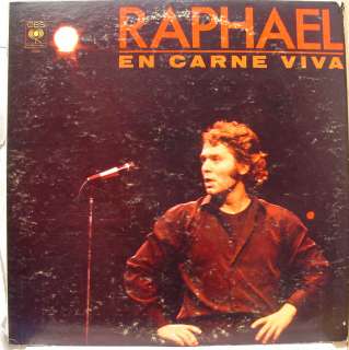RAPHAEL en carne viva LP VG HIL 80305 Vinyl 1981 Record  