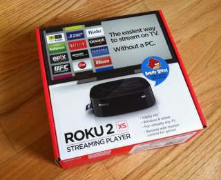 ROKU 2 XS STREAMING MEDIA PLAYER W/INTEGRATED WIFI  