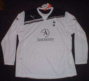 Tottenham Hotspur Spurs Long Sleeved Football Soccer Shirt BNWT NEW 