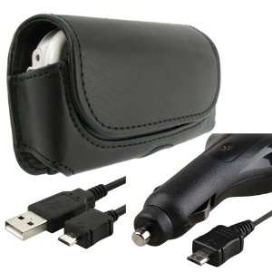   leather case + Rapid Car Charger for Palm Pre (Sprint) Electronics