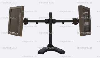 Dual/Two LCD Monitor Stand Free Standing   Up to 24  