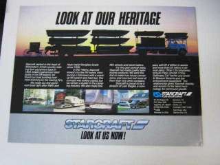 Starcraft 1987 Pleasure Boat sales Catalog brochure  