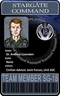 Stargate Command Costume Cosplay ID Card Star Trek  