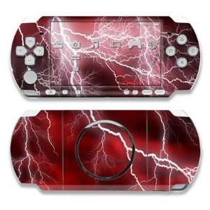   Red Design Decorative Protector Skin Decal Sticker for Sony PSP 3000