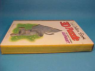 THE SAGGY BAGGY ELEPHANT 3D PUZZLE LITTLE GOLDEN BOOKS  