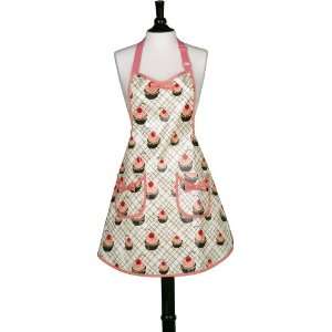   Steele EVA Coated Bib Audrey Cherry Cupcakes Apron