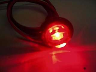 Single Red Diode LED 3/4 Marker Light Trailer 55R hot  